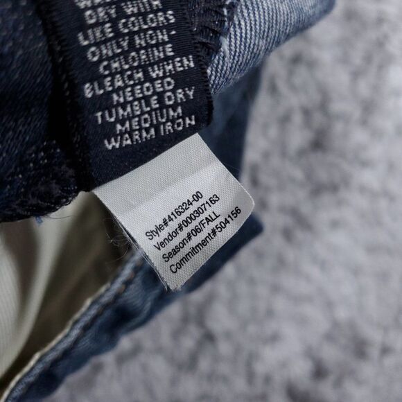 Banana Republic Y2K Denim Carpenter Skirt Raw Hem Women's Size 4 Knee Length - Picture 6 of 9